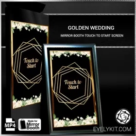 free magic mirror wedding animations-Mirror Booth Start Screens mirror-photobooth-animation-Store-golden-wedding