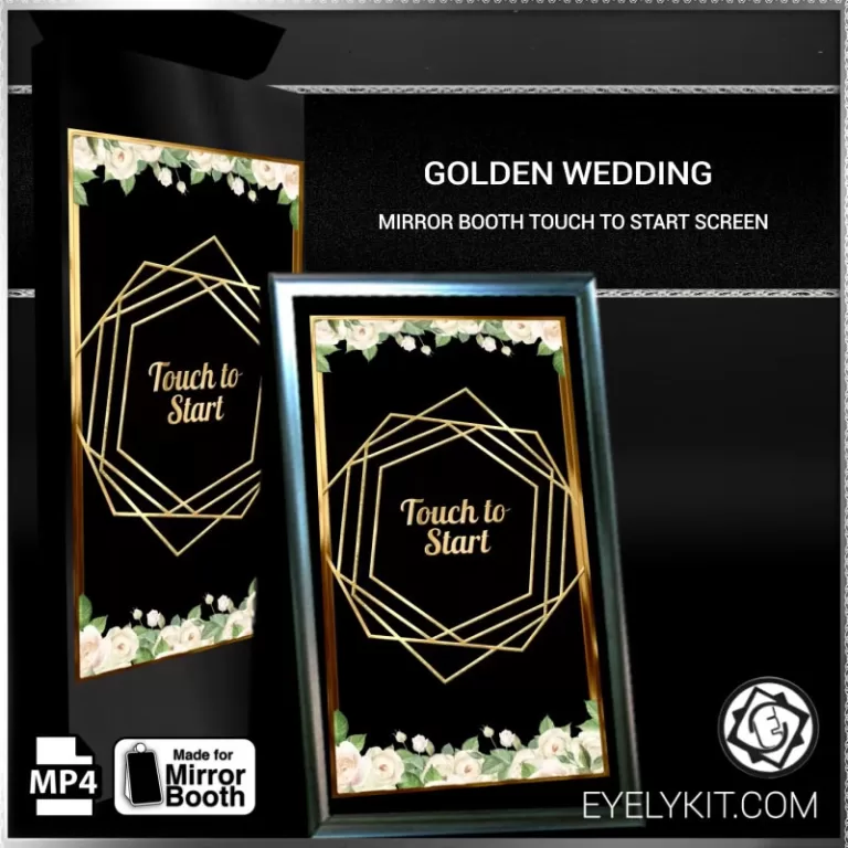 free magic mirror wedding animations-Mirror Booth Start Screens mirror-photobooth-animation-Store-golden-wedding