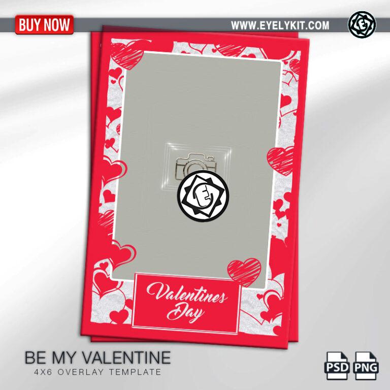 Valentine Overlay Template OVERLAY-PHOTOBOOTH-ANIMATION-IPAD-MIRROR-FREE-BE-MY-VALENTINE-1PICP