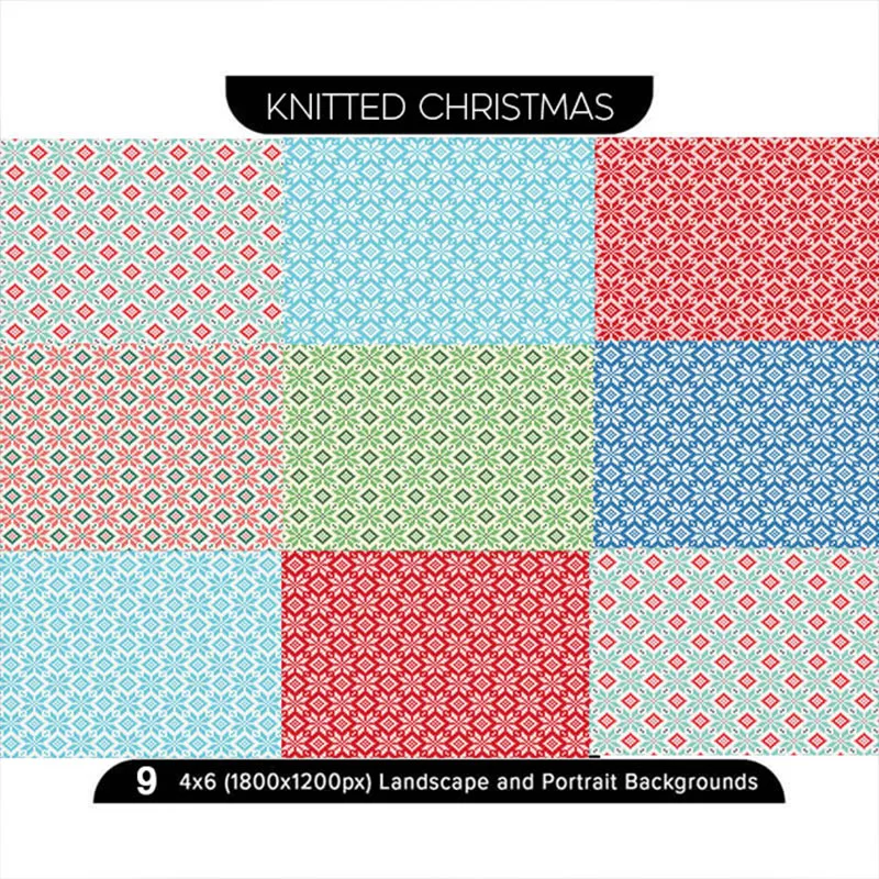 VIRTUAL BACKDROP KNITTED CHRISTMAS KNITTED-CHRISTMAS-PROOF
