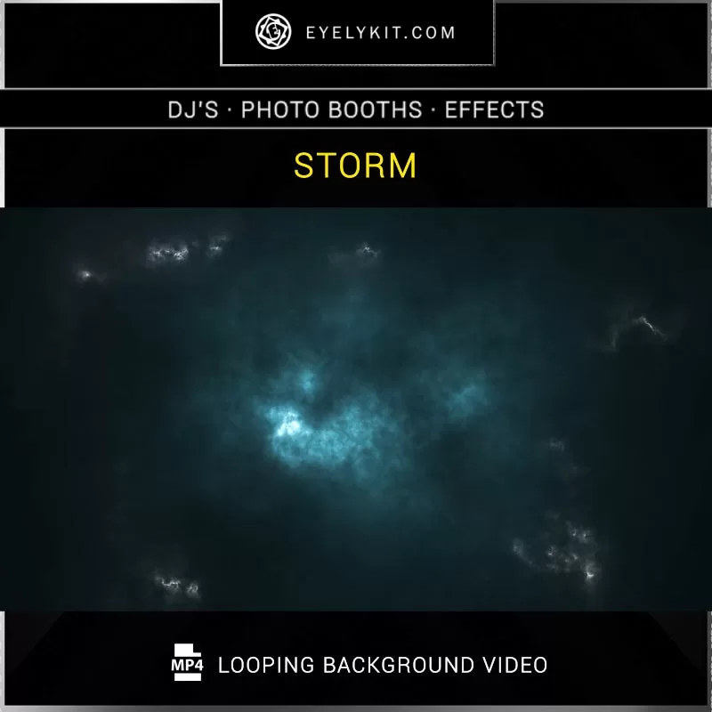 Storm Booth Backdrop Example PHOTO BOOTH VIDEO BACKGROUND - STORM