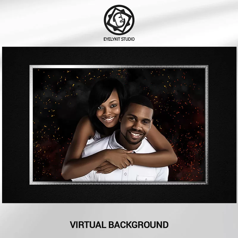 VIRTUAL BACKDROP flame virtual-backdrop-photobooth-FLAME-EXAMPLE