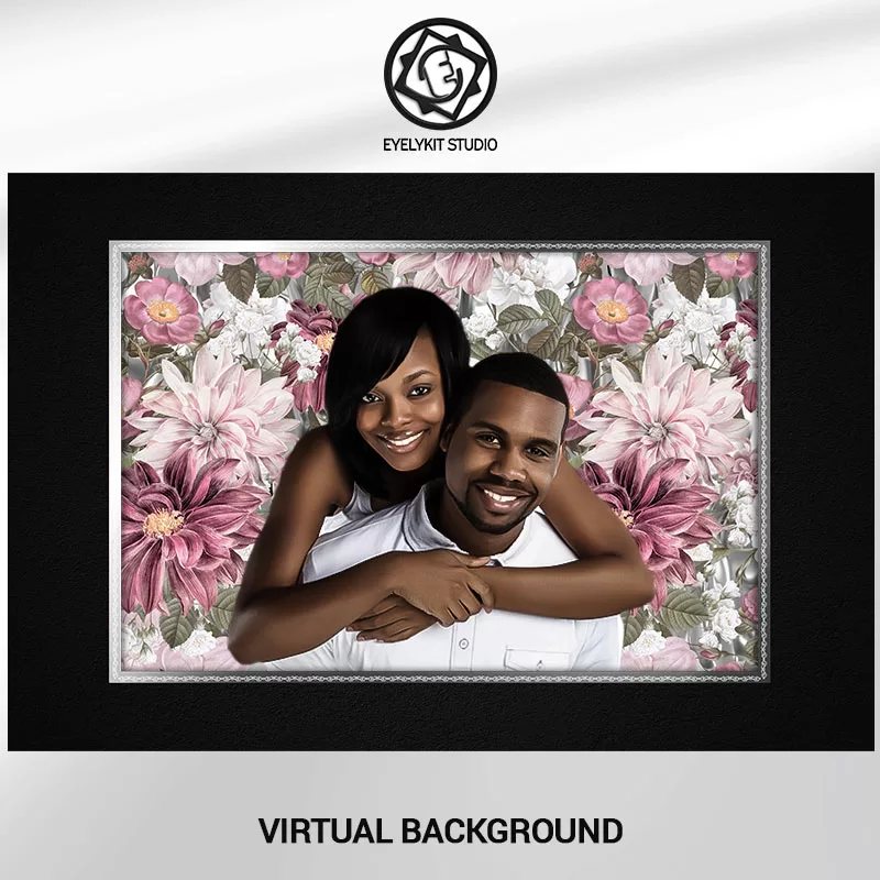 VIRTUAL BACKDROP rosegold-garden virtual-backdrop-photobooth-ROSE-GARDEN-IMAGE