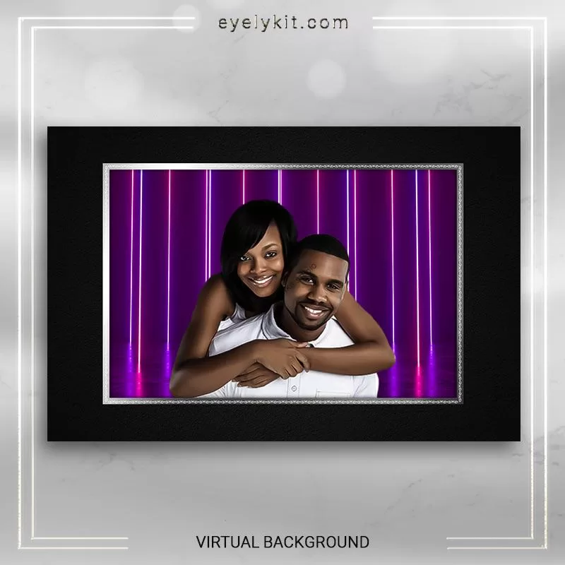 virtual BACKDROP for photo booth experience using green screen or background removal.  Professional grade digital backdrops that help to amplify your photos