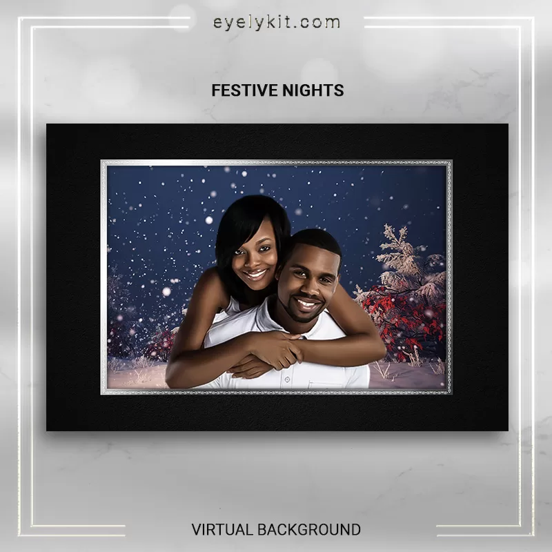 Beautiful Christmas Photo Booth Backdrops