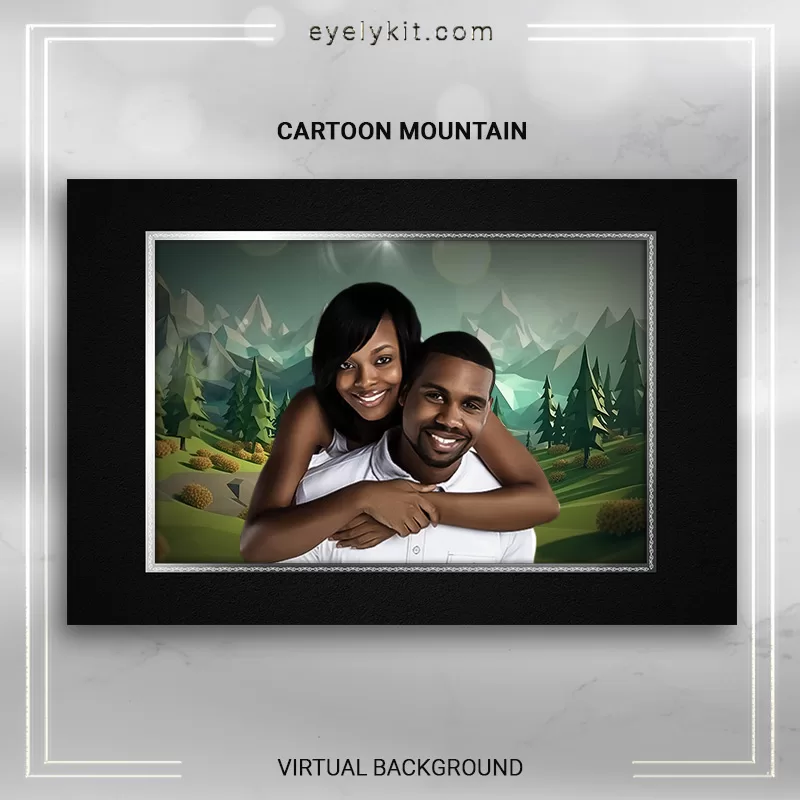 digital backdrops photo booths CARTOON-MOUNTAIN-1-VIRTUAL-BACKDROP-PHOTOBOOTHS