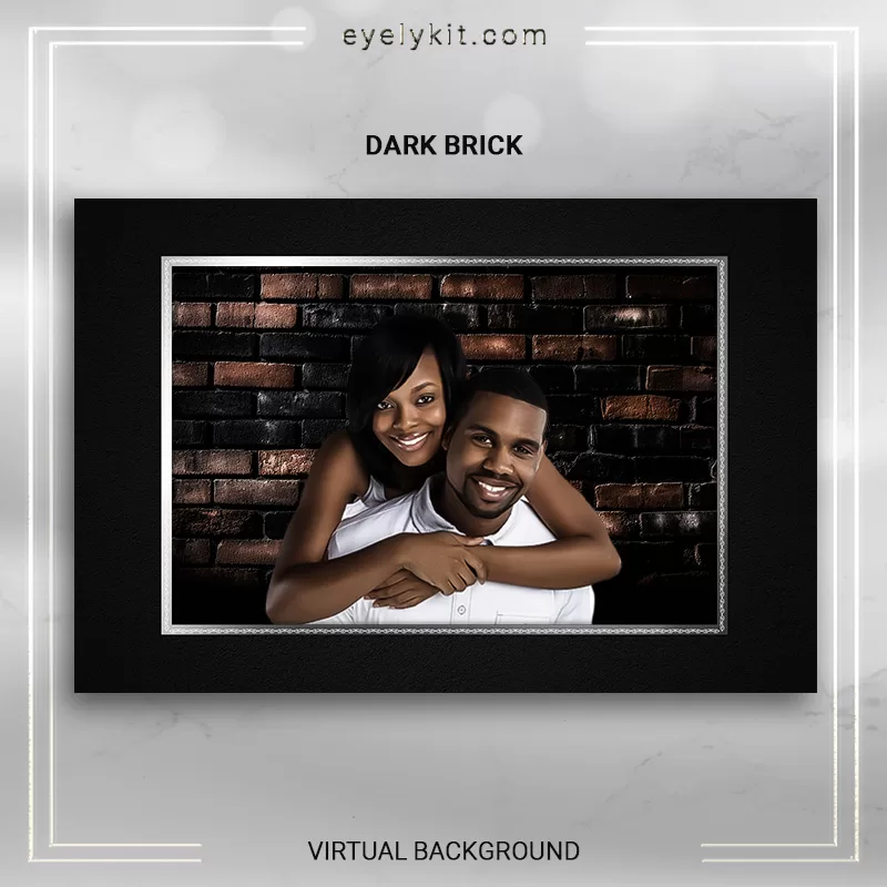 Photo booth virtual backdrops photobooth-back-drop-background-DARK-BRICK-3