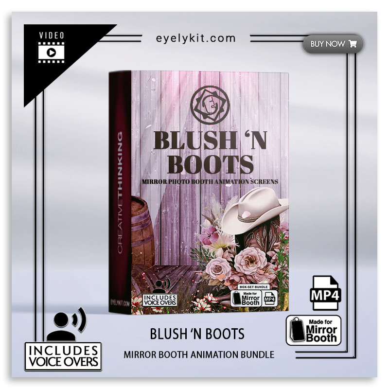 20+ Amazing Magic Mirror Pink Cowgirl Theme Animation Set
