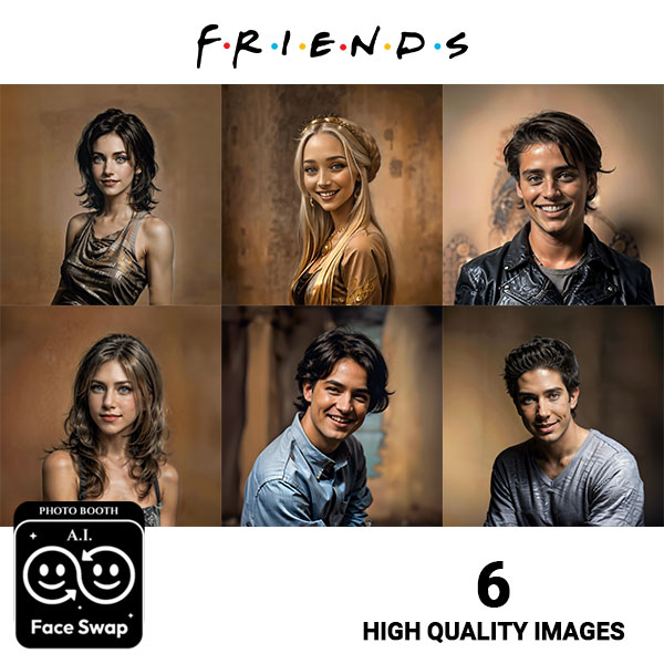 Friends AI Face Swap 2-photo-booth-ai-faceswao-models-friends-bundle