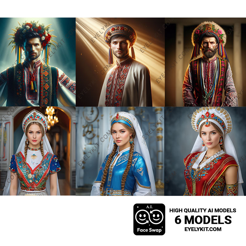 Ukrainian AI face Swap photo-booth-ai-faceswao-models-ukraine-bundle
