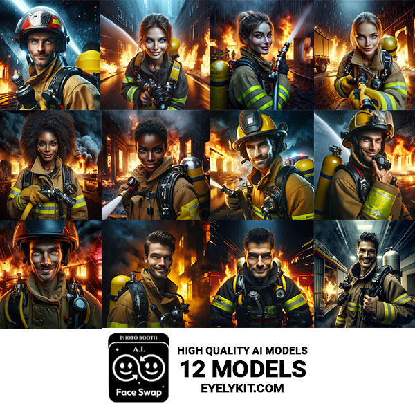 fireman AI Face Swap ai-photo-booth-face-swap-models-FIRE-FIGHTER-1