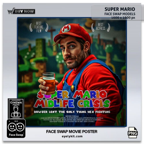super mario movie poster face swap AI-Generated-Face-Swap-Movie-Posters-Photo-Booths-super-mario-movie-poster-2