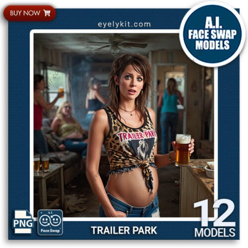 trailer park trash face swap AI-Generated-Face-Swap-photo-booth-templates-trailer-park-trash-2