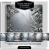 stunning silver christmas backdrops- Each design is crafted to reflect light beautifully, giving photos a crisp, radiant quality. Ideal for adding a modern, sophisticated twist to Christmas décor, the Stunning Silver Christmas Backdrops are fully compatible with green screen and AI background removal tools, ensuring that every holiday moment sparkles