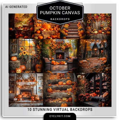 october pumpkin photo booth backdrops Virtual-Backdrops-Photo-Booths-october-pumpkins-canvas-4