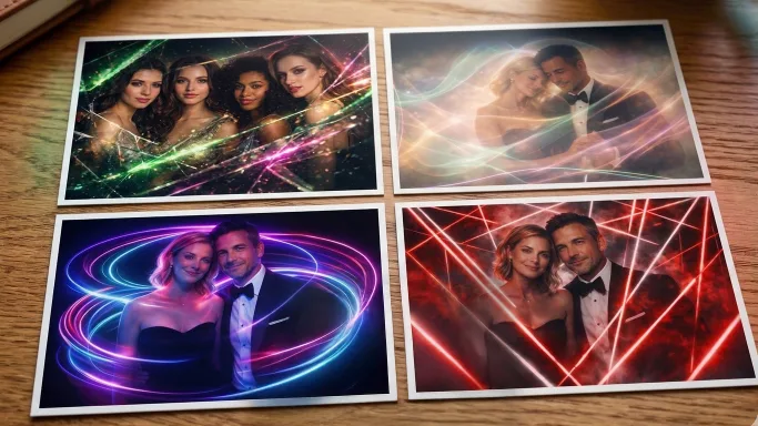 Neon Exposure AI Prompts for photo booths and photos.- Designed exclusively for photo booth owners, this pack delivers breathtaking, high-drama cinematic shots that will leave guests absolutely speechless.