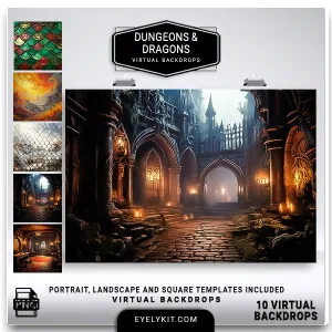 Dungeons and Dragons Backgrounds for photo booths. Unlock a portal to epic adventures with the 10 Dungeons and Dragons Backgrounds collection. The fantasy and tabletop gaming community is one of the most passionate and fastest-growing demographics in the event industry.
