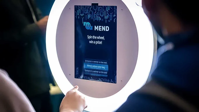 photo of a ipad photo booth. amazing photo booth assets for all ipad photo booths including snappic, touchpix, curator live and more