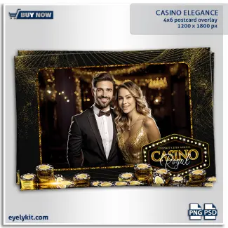 elegant casino template" and is perfect for high-stakes corporate galas, Vegas-themed weddings, and "Casino Royal" charity events.
