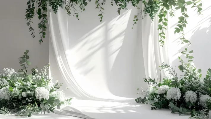 white and eucalyptus