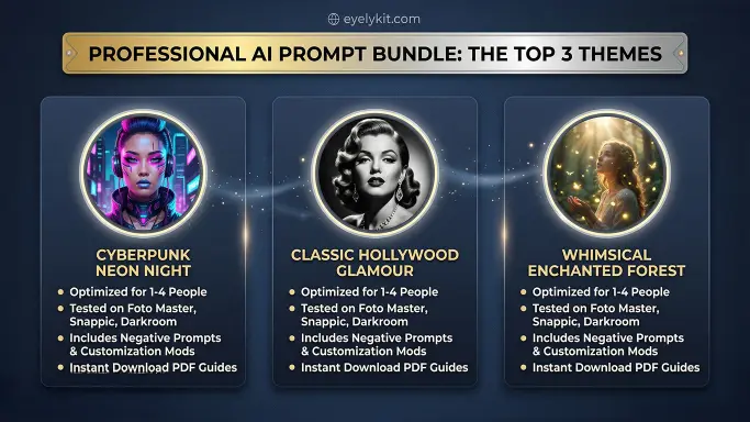 AI Photo Booth Prompts: The future is here! premium photo booth prompts for face swap and photo ai