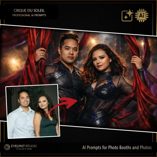 circus performer ai prompts for photobooths. Widely considered among the best prompts for ai photo booths, these professional digital assets allow you to offer a dramatic, sophisticated, and deeply artistic character transformation that feels like a still from a high-budget theatrical production.