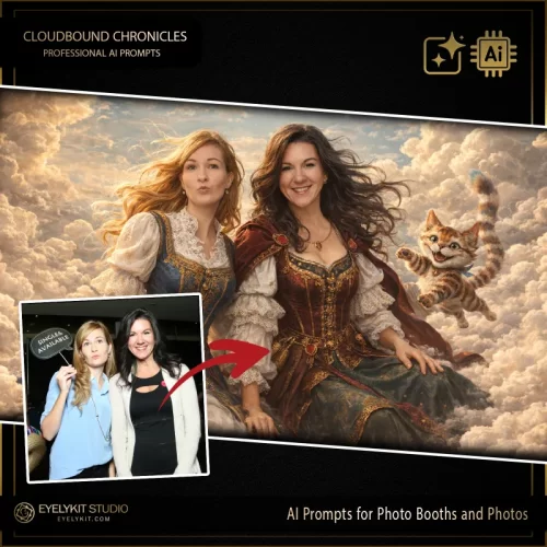 Alice in wonderland prompts for photobooths. these specialized Alice in wonderland prompts for photobooths take standard event captures and meticulously replicate the whimsical, enchanting aesthetic of a classic fantasy adventure.
