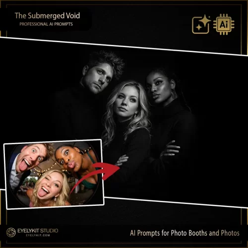 black and white glam prompts for photo booths. considered among the best prompts for ai photo booths, these professional digital assets allow you to offer a dramatic, editorial-quality character transformation that goes far beyond a simple monochrome filter.