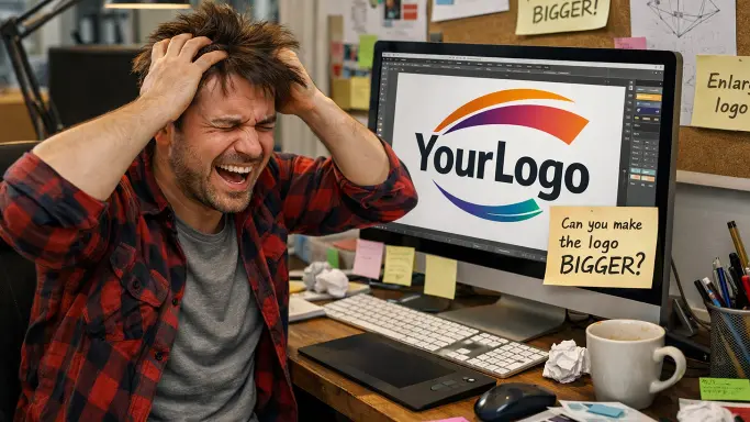 an-upset-graphic-designer-poor-clilent-communication-photo-booth-templates-photoshop-make-logo-bigger