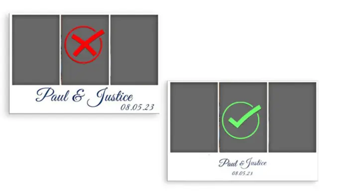 how-to-create-a-phot-booth-overlay-template-proper-typography-101. photo of typography on an overlay with corrections