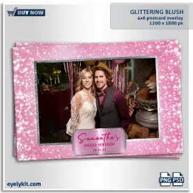 glittering blush photo booth overlays. Perfect for glamorous Sweet Sixteens, chic bridal showers, bachelorette parties, and high-energy birthday bashes, an ultra-sparkly aesthetic is always a massive hit for girly, high-fashion celebrations. Offering a beautifully designed, high-contrast digital frame is the perfect way to secure these fun, celebratory bookings where a touch of modern glam is required.